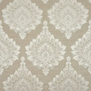 brown botanical jacquard fabric from Beaumont Textiles