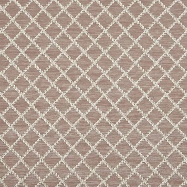 Bingley Fabric - Dusky Mauve by purple geometric embroideried fabric from Beaumont Textiles
