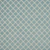 green geometric embroideried fabric from Beaumont Textiles