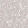 black-grey botanical woven fabric from Beaumont Textiles