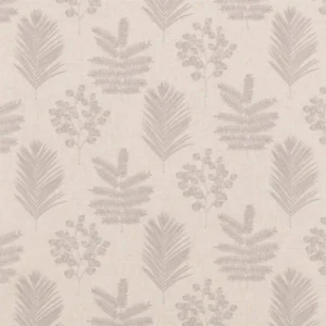 neutral botanical woven fabric from Beaumont Textiles