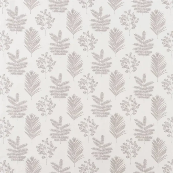 Bregne Fabric - Oatmeal by neutral botanical woven fabric from Beaumont Textiles