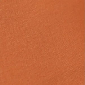 orange plain cotton fabric from Beaumont Textiles