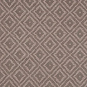 pink geometric embroideried fabric from Beaumont Textiles