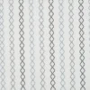 black-grey geometric embroideried fabric from Beaumont Textiles