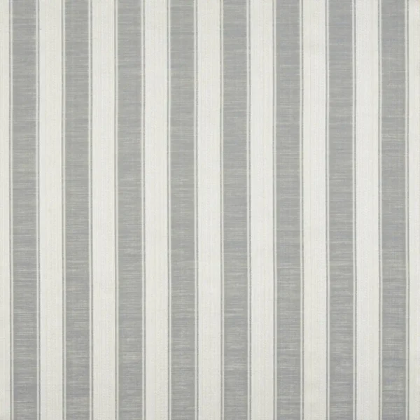 Dashwood Fabric - Ash by black-grey striped woven fabric from Beaumont Textiles