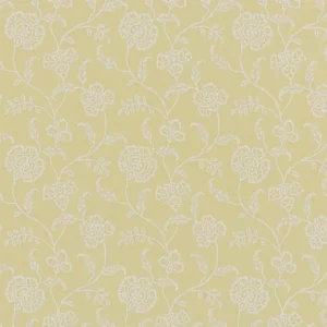 green botanical cotton fabric from Beaumont Textiles