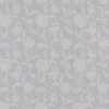 black-grey botanical cotton fabric from Beaumont Textiles