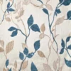 black-grey botanical jacquard fabric from Beaumont Textiles
