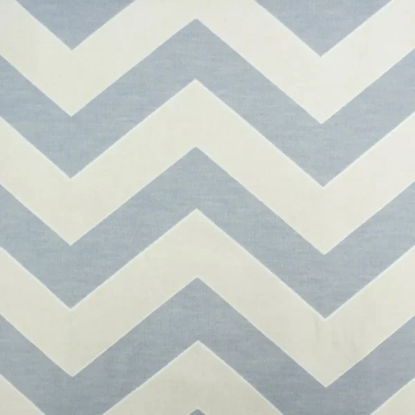 blue geometric jacquard fabric from Beaumont Textiles