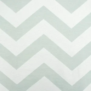 green geometric jacquard fabric from Beaumont Textiles