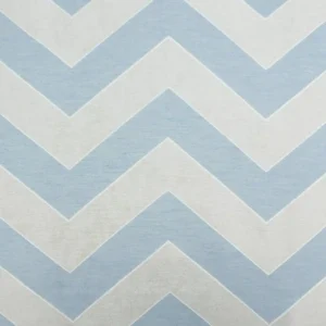 blue geometric jacquard fabric from Beaumont Textiles