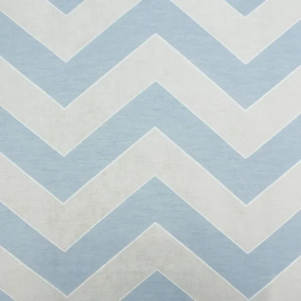 blue geometric jacquard fabric from Beaumont Textiles