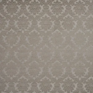 black-grey botanical jacquard fabric from Beaumont Textiles