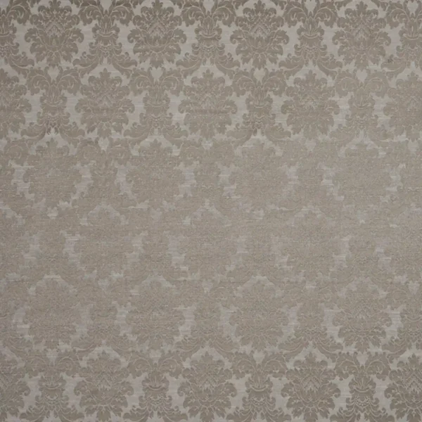 Eleanor Fabric - Ash by black-grey botanical jacquard fabric from Beaumont Textiles