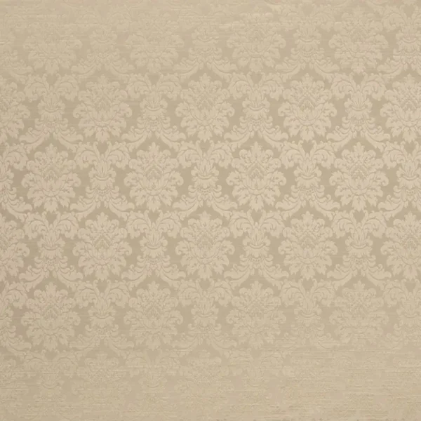 Eleanor Fabric - Buttermilk by brown botanical jacquard fabric from Beaumont Textiles