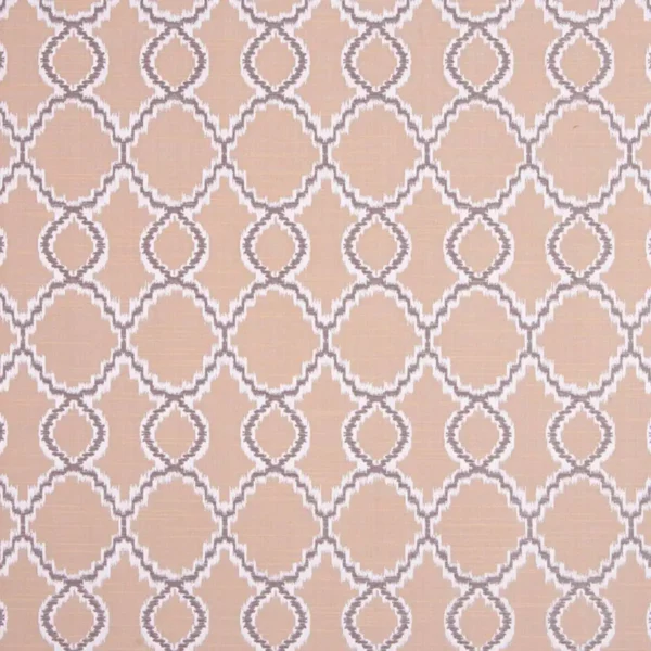 Cruise Fabric - Shortbread by brown geometric jacquard fabric from Beaumont Textiles