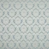 blue botanical jacquard fabric from Beaumont Textiles