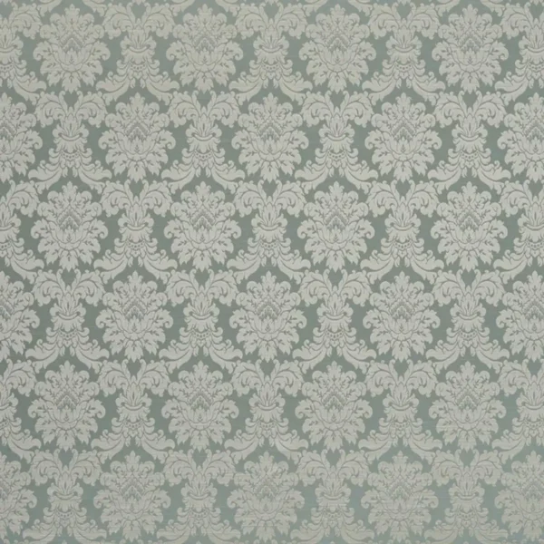 green botanical jacquard fabric from Beaumont Textiles