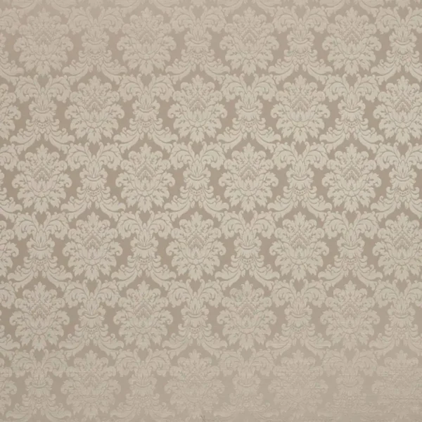 Eleanor Fabric - Oyster by brown botanical jacquard fabric from Beaumont Textiles