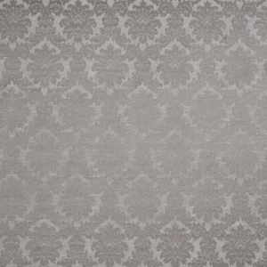 black-grey botanical jacquard fabric from Beaumont Textiles