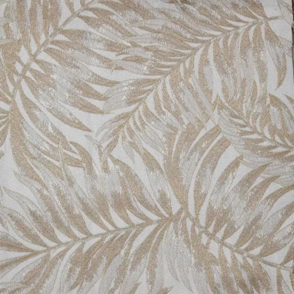 Fantasy Fabric - Rose Gold by brown botanical jacquard fabric from Beaumont Textiles