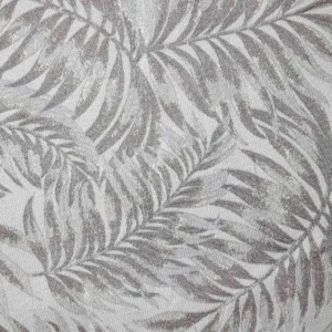 black-grey botanical jacquard fabric from Beaumont Textiles