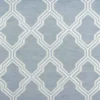 blue geometric jacquard fabric from Beaumont Textiles