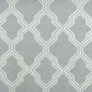black-grey geometric jacquard fabric from Beaumont Textiles