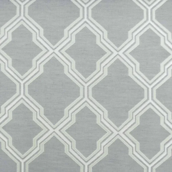 Frenzy Fabric - Smoke by black-grey geometric jacquard fabric from Beaumont Textiles