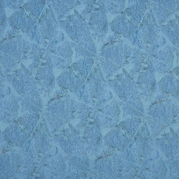 Gisele Fabric - Aqua by blue geometric jacquard fabric from Beaumont Textiles