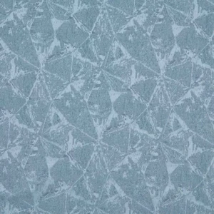 blue geometric jacquard fabric from Beaumont Textiles