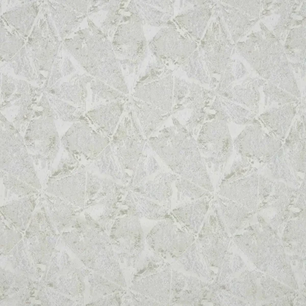 Gisele Fabric - Ivory by white geometric jacquard fabric from Beaumont Textiles