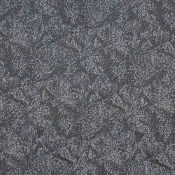 Gisele Fabric - Smoke by black-grey geometric jacquard fabric from Beaumont Textiles