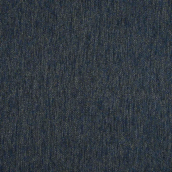 Hector Fabric - Sapphire by blue plain woven fabric from Beaumont Textiles