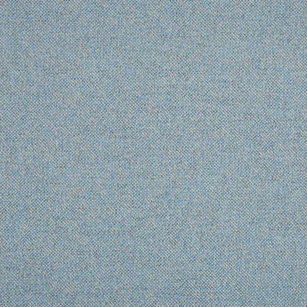 Hector Fabric - Sky Blue by blue plain woven fabric from Beaumont Textiles