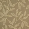 brown botanical embroideried fabric from Beaumont Textiles