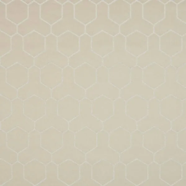 Hepburn Fabric - Cream by brown geometric jacquard fabric from Beaumont Textiles