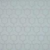 blue geometric jacquard fabric from Beaumont Textiles