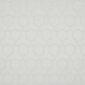 white geometric jacquard fabric from Beaumont Textiles