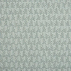green geometric woven fabric from Beaumont Textiles