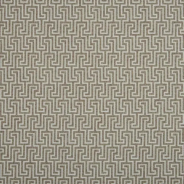 Hercules Fabric - Mocha by brown geometric woven fabric from Beaumont Textiles