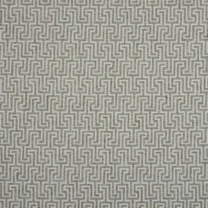 black-grey geometric woven fabric from Beaumont Textiles