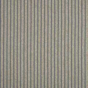 blue striped woven fabric from Beaumont Textiles