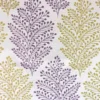purple botanical jacquard fabric from Beaumont Textiles