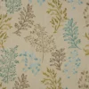 multicolour botanical embroideried fabric from Beaumont Textiles