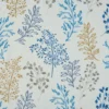 multicolour botanical embroideried fabric from Beaumont Textiles