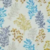 multicolour botanical embroideried fabric from Beaumont Textiles