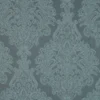 blue botanical embroideried fabric from Beaumont Textiles