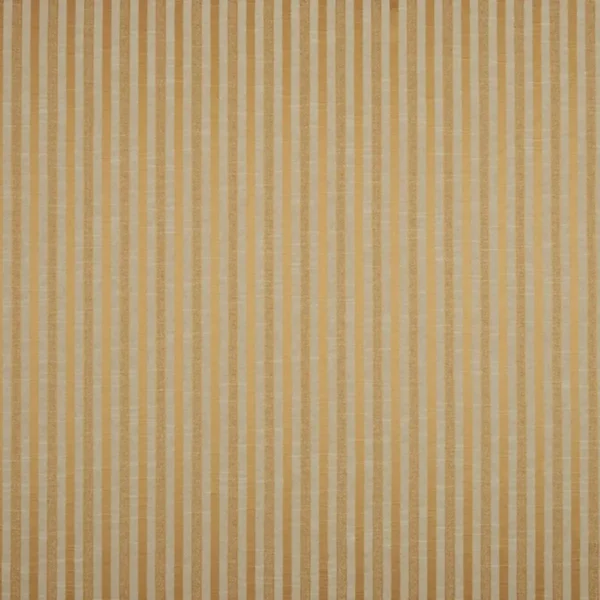 Kathleen Fabric - Brass by brown striped jacquard fabric from Beaumont Textiles